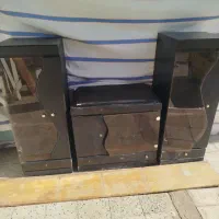 میز تلویزیون قدیمی|بوفه، ویترین، کنسول|لنجان, |دیوار