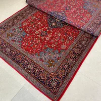 جفت ۶ متری دلیجان زمینه مسی رنگ درحدنو|فرش|همدان, |دیوار