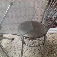 میز شیشه ای|میز و صندلی غذاخوری|مشهد, کلاهدوز|دیوار