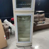 یخچال فریزر شیشه ای