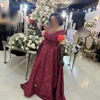 پیراهن مجلسی پرنسسی سایز ۴۲