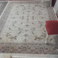 فرش دوعدد ۹ متری ابریشم|فرش|ماسال, |دیوار