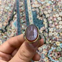 انگشتر نقره عقیق دست ساز شمایل