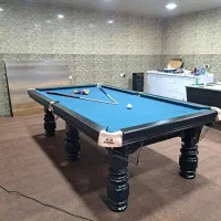 میز بیلیاردمشکی نقره ای