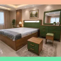 تخت خواب دونفره  باکسدار ، با کشو و دراور