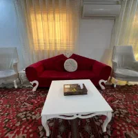 میز نهار خوری نیم ست پنج نفره جلو مبلی و دو عسلی|حراج|رشت, حمیدیان|دیوار