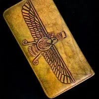 کیف پول چرم هخامنش