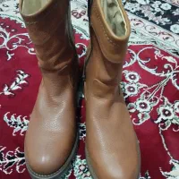 یک جفت بوت چرم اصل جنس خارجی|کیف، کفش، کمربند|کرمان, |دیوار