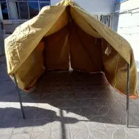 چادر برزنت دارای چارچوب فلزی|کوهنوردی و کمپینگ|فرخ‌شهر, |دیوار