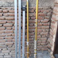 لوازم پرده چوپ پرده ۲نوع زرد ،سفید