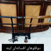 شمشیر های ورزشی سامورایی و نینجوتسو و دکوری|تجهیزات ورزشی|میانه, |دیوار