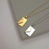 گردنبند پاکت نامه عاشقانه دخترانه پسرانه کاپلی