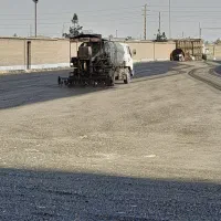 خاک مخلوط تراشه آسفالت زیر سازی محوطه سازی