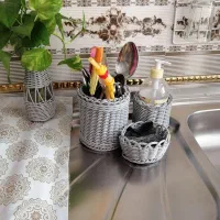 سبدهای دست بافت|صنایع دستی و سایر لوازم تزئینی|پیر بکران, |دیوار