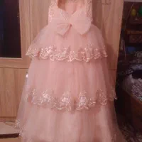 لباس مجلسی دخترانه گیپور و تور|لباس|قیروکارزین, |دیوار