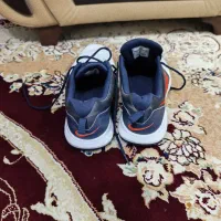 کتونی چرمی و تور۲ رنگ نایک سفید و سرمه ای سایز 45|کیف، کفش، کمربند|رشت, باهنر|دیوار