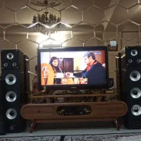 باند خانگی کرومی جفت|سیستم صوتی خانگی|باقرشهر, |دیوار