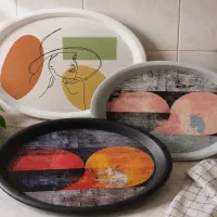 سینی بیضی طرح مدرن