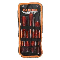 ست پیچ گوشتی 7 عددی ضربه خورمدل 7P کیف برزنتی