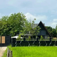 اجاره کلبه سوئیسی جکوزی دار روبه شالیزار