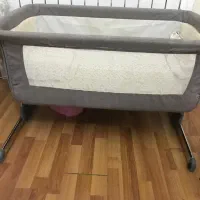 تخت کنار مادر قابل تنظیم پایه استیل گهواره شو