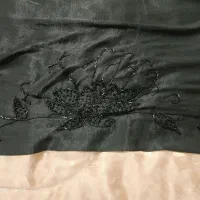 شال مشکی مجلسی