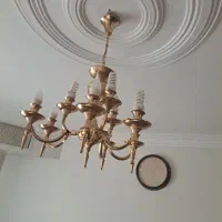 لوستر تمیز با روکش آب طلا|لوستر و چراغ آویز|تهران, حشمتیه|دیوار