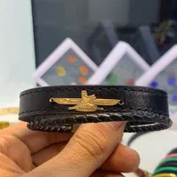 دستبند چرم مردانه فروهر