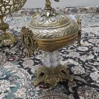 ظروف و ساعت دیواری برنز وزن سنگین