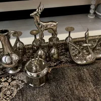 دکوری شیشه ایی با روکش کروم