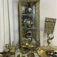 فروش و خریدار بوفه برنزی میز شمعدانی برنجی