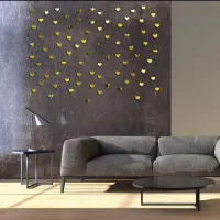 قلب 50عددی تو پر و تو خالی آینه ای