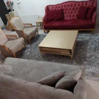 مبل هشت نفره کلاسیک سالم بدون هیچ ایرادی