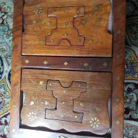 رحل قران چوبی برنزکوب هندی