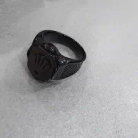 انگشتر رولکس استیل مشکی رنگ ثابت