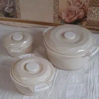 قابلمه پلاستیکی ۳تیکه|ظروف نگهدارنده، پلاستیکی، یک‌بارمصرف|قم, وادی السلام|دیوار