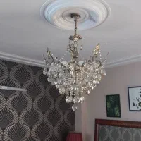 لوستر ۶شاخه برنز