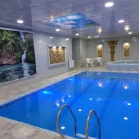 اجاره ویلا باغ استخر وجکوزی سرپوشیده ابگرم