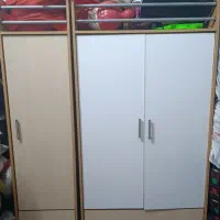 کمد لباسی دو تکه داری ۲ کشوی بزرگ و ۲ کشوی کوچک