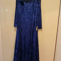 پیراهن مجلسی. مخمل. کمر دار