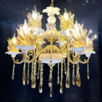 لوستر از شاخه ای ۸۰۰ت برنزی|لوستر و چراغ آویز|کرج, حصارک پایین|دیوار