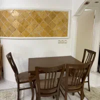 میز نهار خوری چهار نفره سالم تمام چوب
