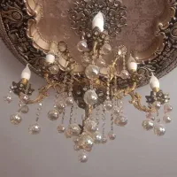 لوستر برنجی