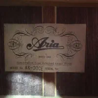 گیتار حرفه ای  اریاAK30  پیکابدار درحد بسیار تمیز|گیتار، بیس، امپلیفایر|گرگان, |دیوار