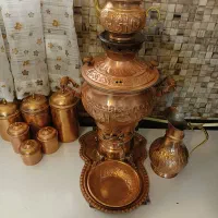 سرویس ظروف مسی و تزئینی صنایع دستی اصفهان