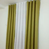 نصاب پرده و چوب پرده به همراه اتصالات و وصل کننده