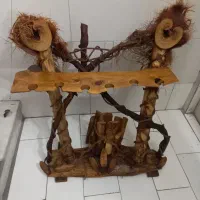 چراغ خواب و جای شیشه و لیوان