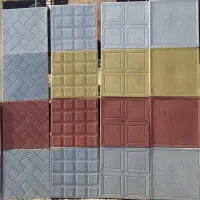 موزاییک پلیمری و حاشیه باغچه و سنگ پله