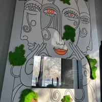 تابلو دست ساز با خزه زنده