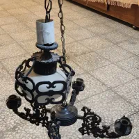 لوستر برنجی و کریستالی|لوستر و چراغ آویز|تهران, مجیدیه|دیوار